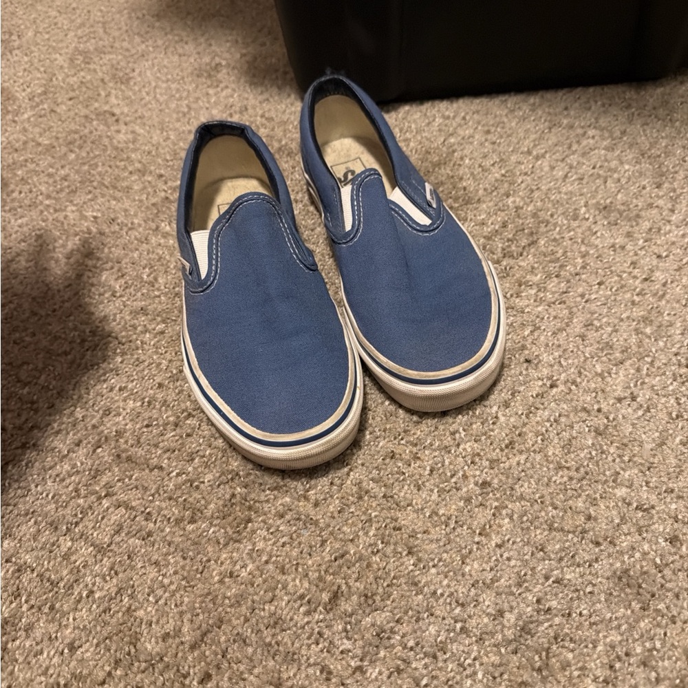 Vans Blue Slip-On Sneakers